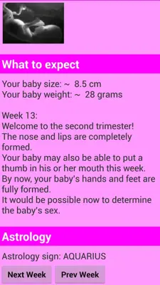 Pregnancy Calculator android App screenshot 1